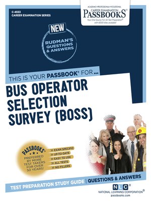 cover image of Bus Operator Selection Survey